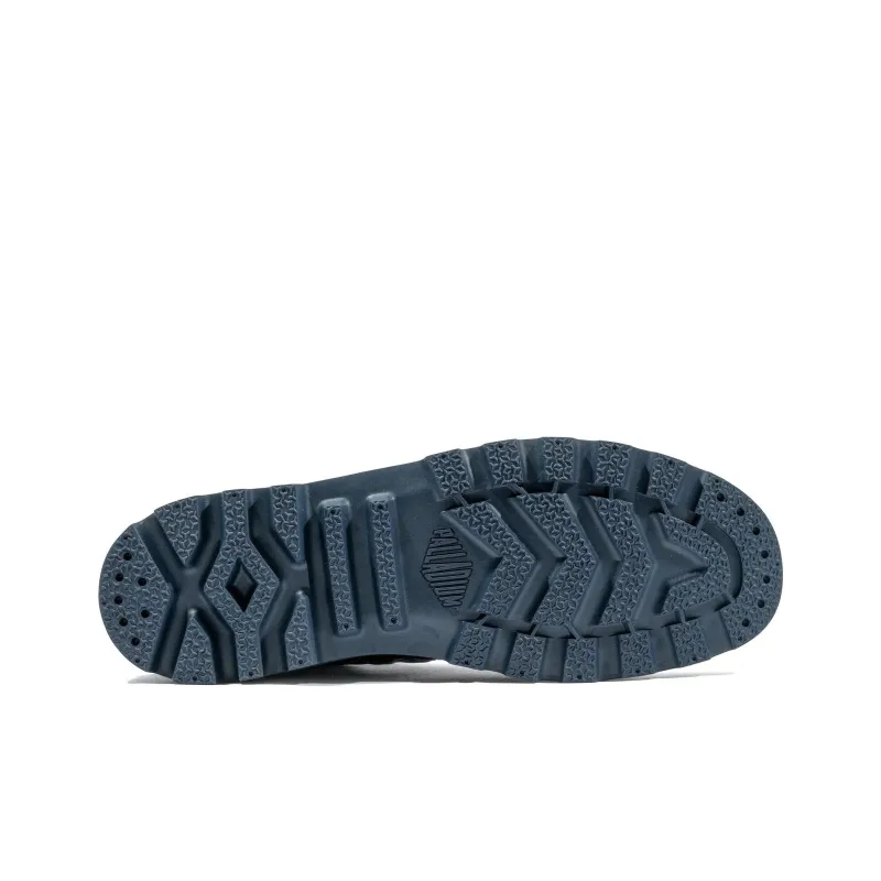 Palladium Pampa Anti Slip Wear Resistant High Top Outdoor Shoes Unisex Blue-3