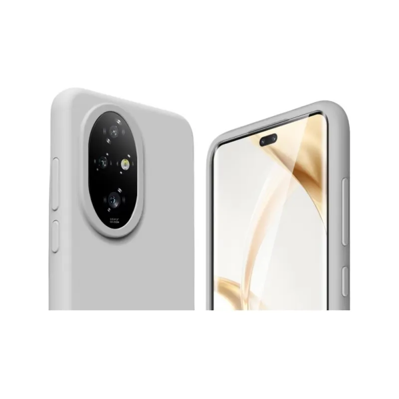 ZHUOJI Silicone Material Lens Fully Enclosed Microfiber Flock Phone Case Compatible With Honor 200/Pro-52