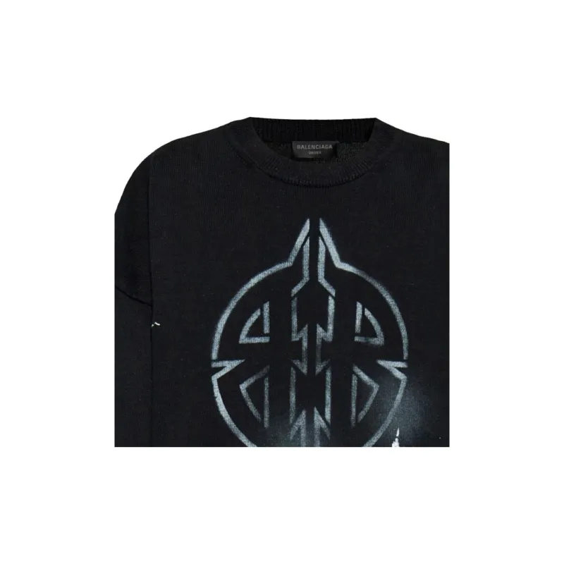 Balenciaga Bb Logo Crewneck Sweatshirt-5