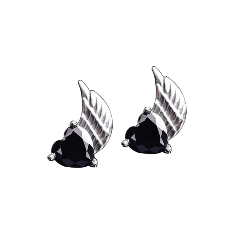 IDEE CREATIVE IDEA FOR YOU Zircon Stud Earrings Unisex-1