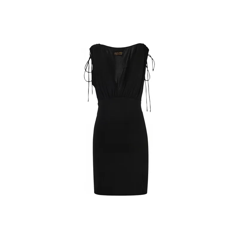 VERSACE JEANS COUTURE V neck Sleeveless Minidress-1