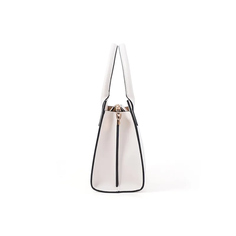 Vigno Synthetic Leather One Shoulder Handbags Regular Women's White-3