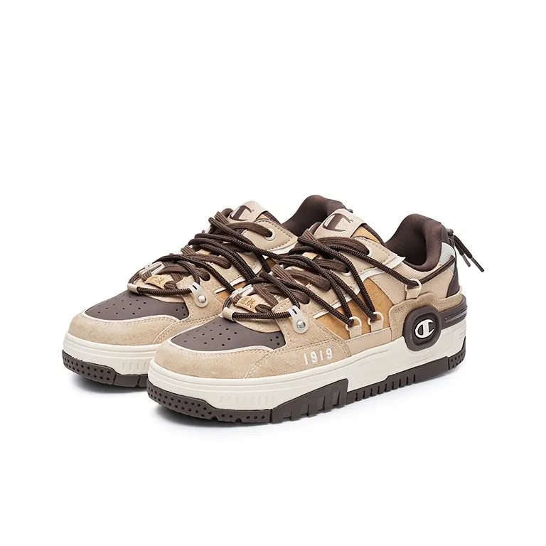 Champion Headphone Shoes Low Top Skateboard Shoes Men's Sesame Brown/Baroque Brown-2