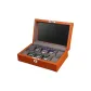 10 Watch Slot Brown Microfiber Leather+Gray Fleece[Window+Key]