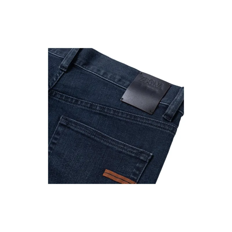Ermenegildo Zegna Logo patch Straight leg Trousers-9