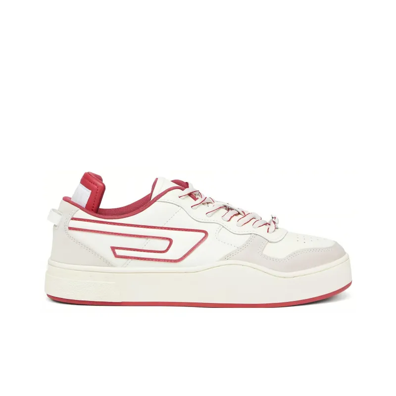 DIESEL Low-Top Sports Lifestyle Casual Shoes Men's White Red-1