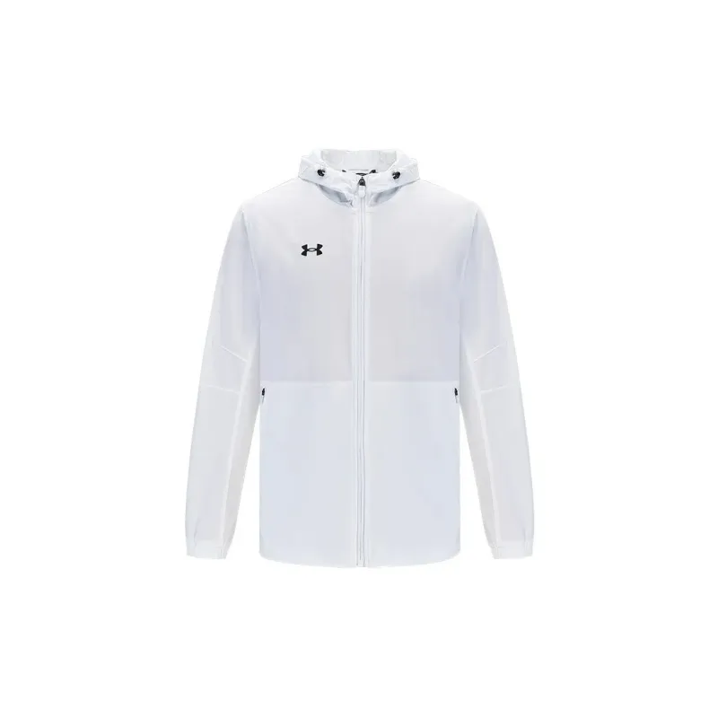 Under Armour Jacket Men's White Comes With Necklace-1