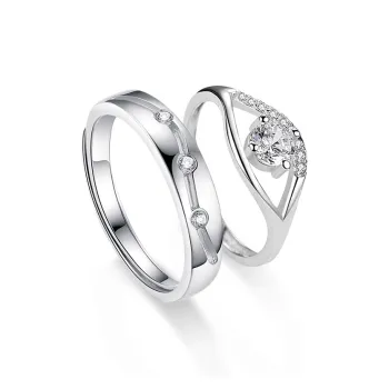 Lockstarfy Moissanite Rings Unisex