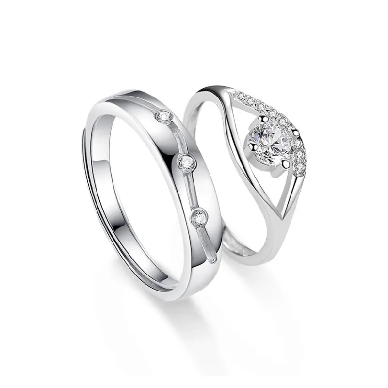 Lockstarfy Moissanite Rings Unisex-0