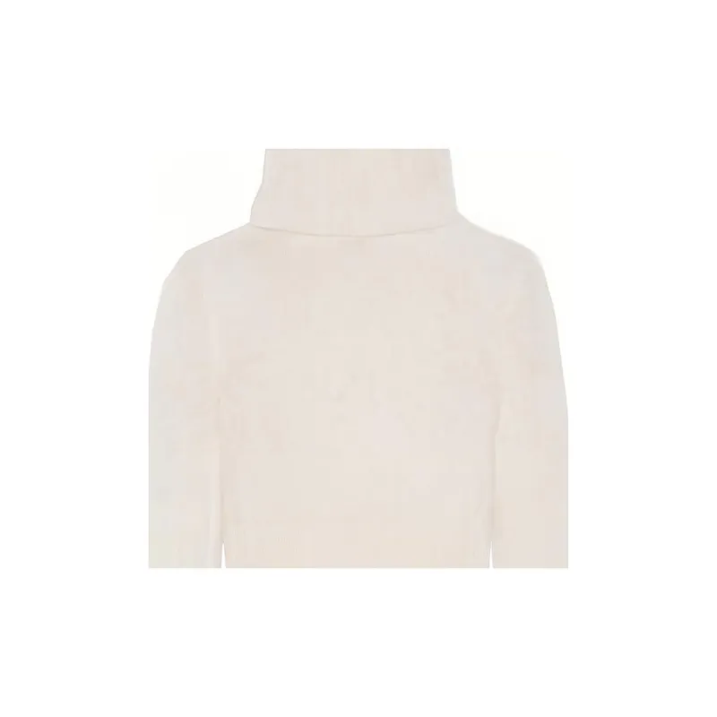 SAINT LAURENT Turtleneck Long Sleeved Cropped Jumper-6
