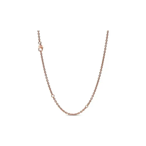 Pandora 14k Rose Gold Plated Necklaces Women's Gold