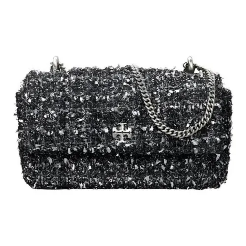TORY BURCH Kira Floral Tweed Portable Crossbody Bag, Shoulder Bag Mini Women's Black