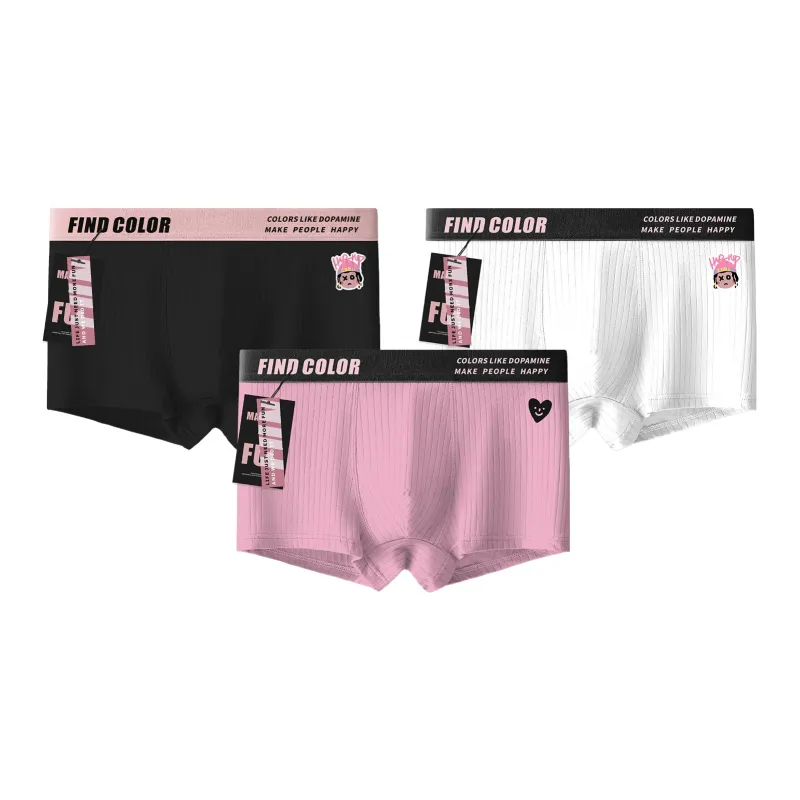 Qiao Ni Tong Underpants Men's 3 Pack-4