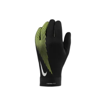 Nike Polyester Polyurethane Rubber Nylon Sports Gloves Unisex Black