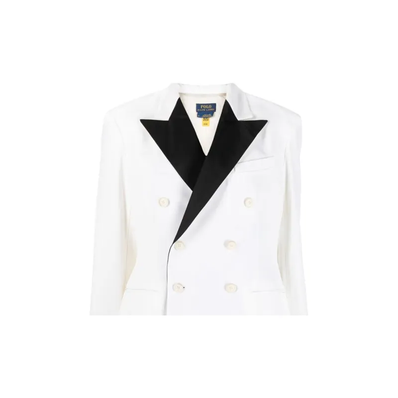 Polo Ralph Lauren SS23 Business Suits Coats Women's White-5
