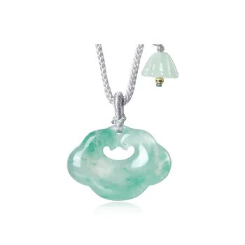 Cuiya Golden Building Dulong Jade Necklaces Unisex