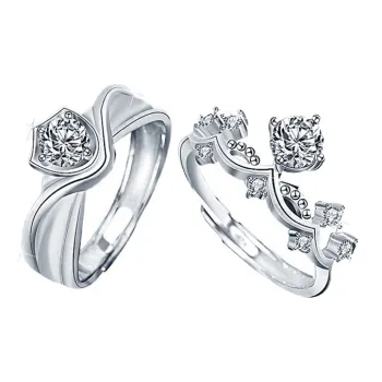 Lockstarfy Moissanite Rings Unisex
