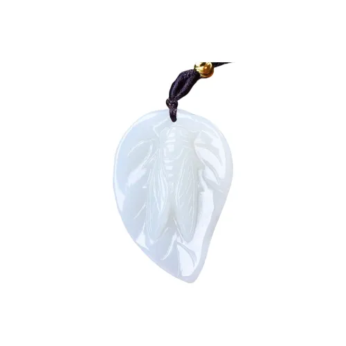 HUWEI Hetian Jade Necklaces White Jade Unisex