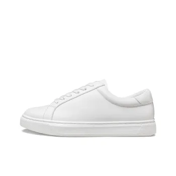 THOM WILLS Casual Versatile White Sneakers Skateboard Shoes Women's White