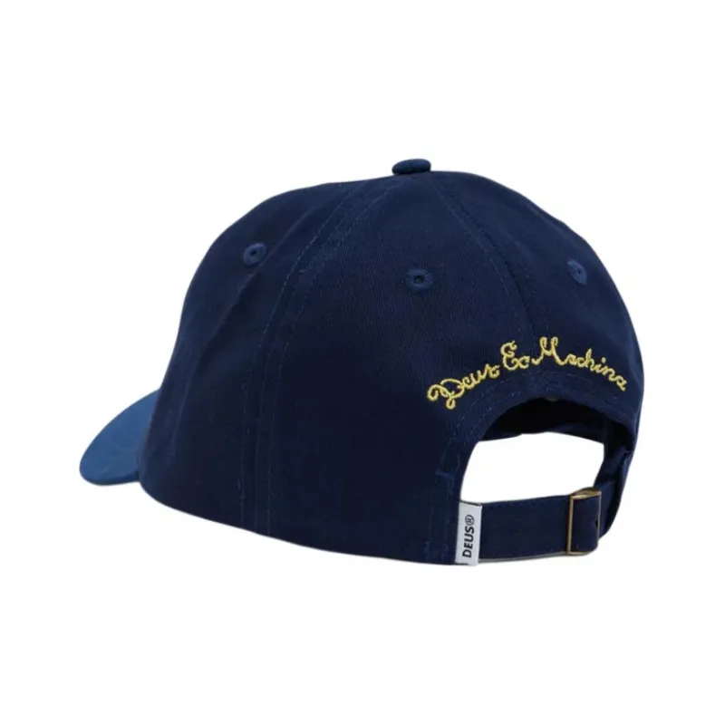 Deus Ex Machina Cotton Baseball Caps Unisex Blue-2