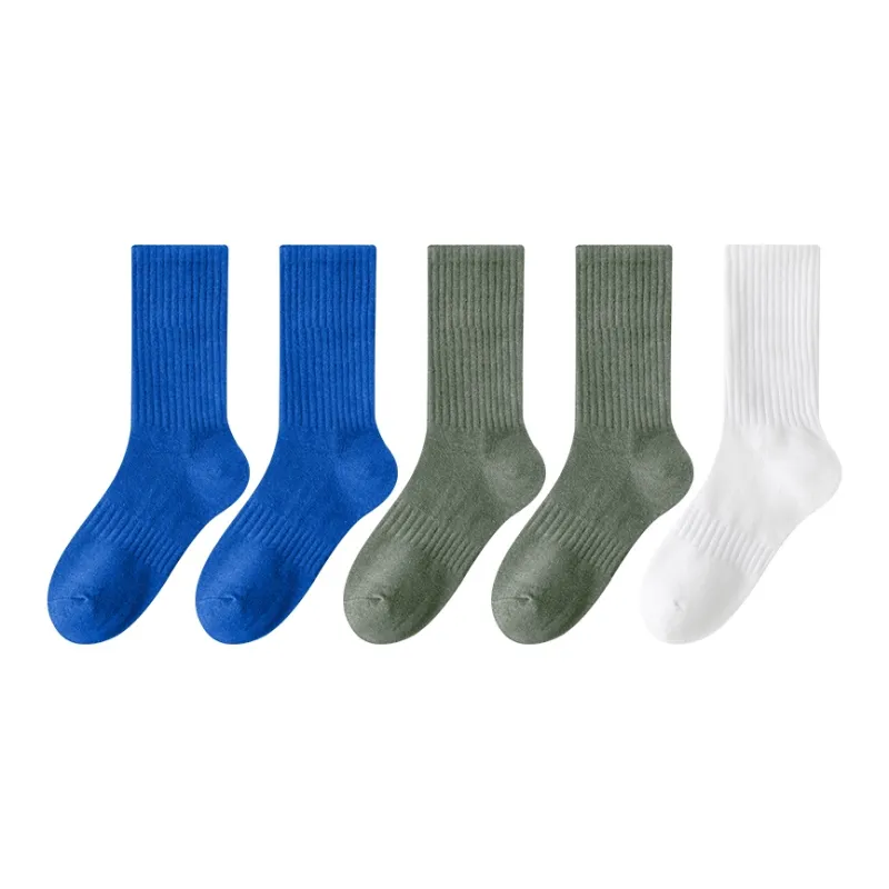 AOKANG Mid Calf Socks Men's 5 Pack-20