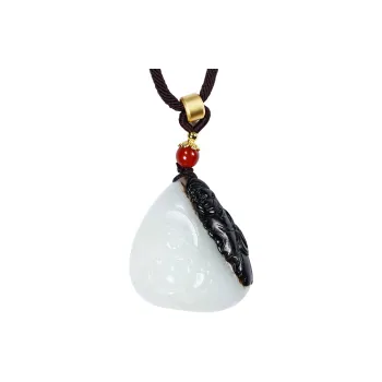 LANPIN Hetian Jade Pendants White Jade Unisex