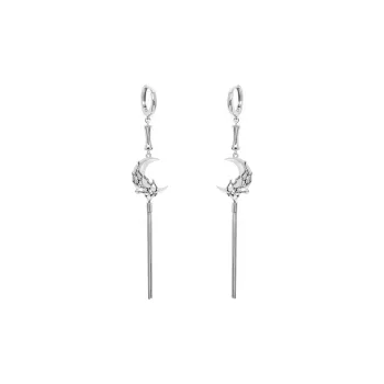 KING OF BLING Alloy, Artificial Chalcedony Earrings Women's Year Of The Snake Good Luck