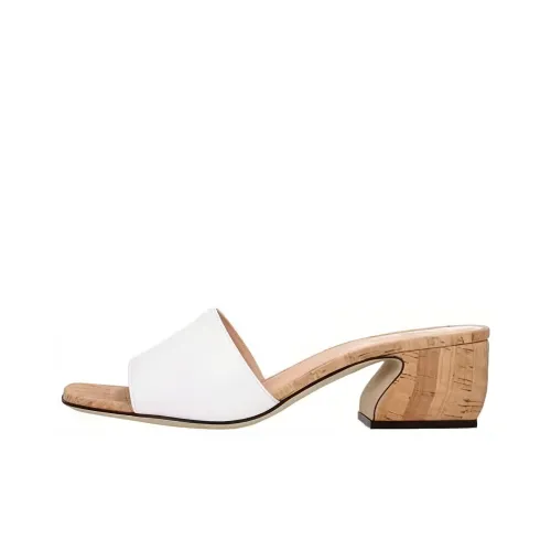 SERGIO ROSSI One Strap Sandals 5.5cm Women's White