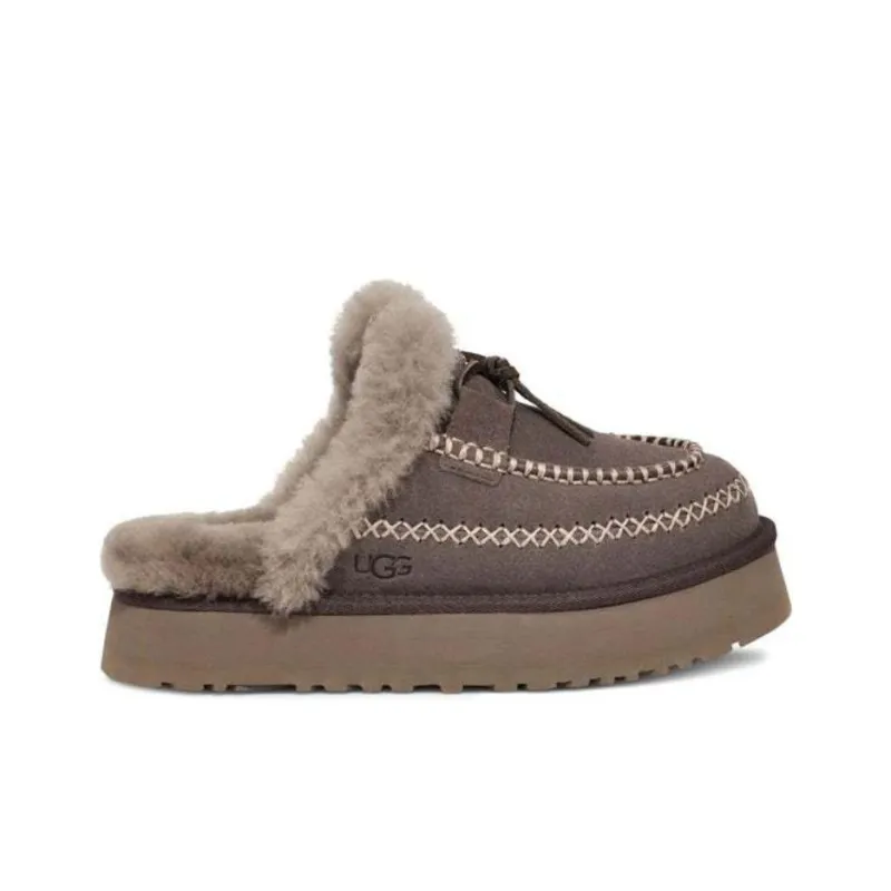 UGG Disquette Alpine Slipper Thunder Cloud Women's-1