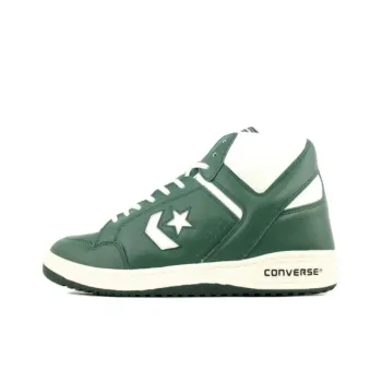 Converse Weapon Anti-Slip Wear-Resistant High-Top Casual Shoes Unisex Green
