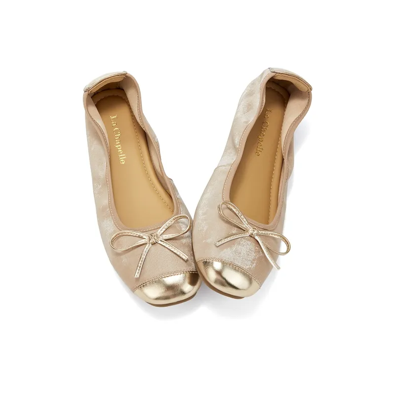 La Chapelle Casual Single Shoes Women's Champagne-2