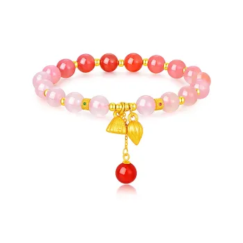 Cuiya Golden Building Agate Bracelets Women's