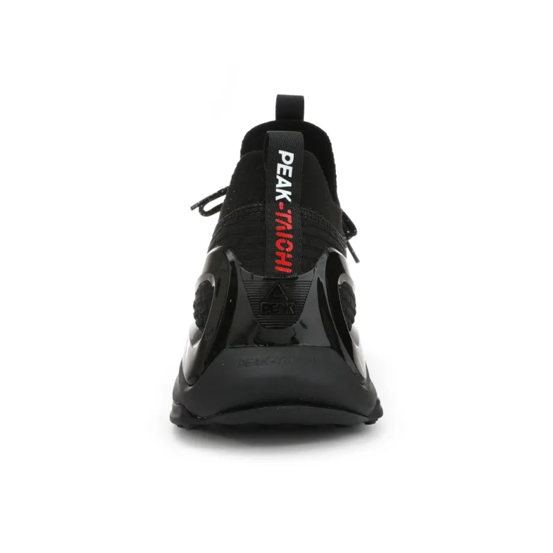 PEAK State Pole 1.0 Plus Cushioning Anti Slip And Wear Resistant Low Top Running Shoes Men's All Black-4