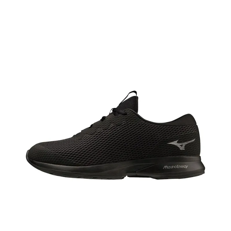 Mizuno Anti Slip Wear Resistant Low Top Casual Shoes Unisex Black-0