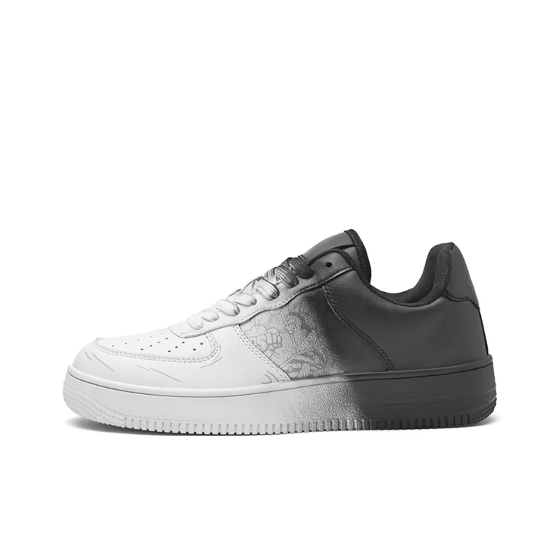 TCELLARS Cushioning Abrasion Resistant Lightweight Height Increasing Mat Low Top Skateboard Shoes Unisex-6