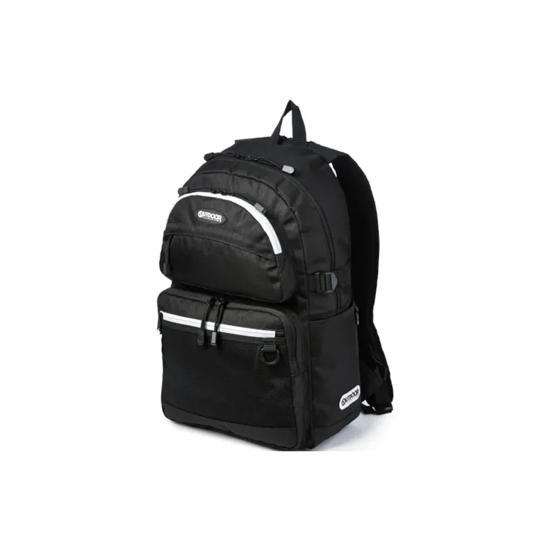 OUTDOOR PRODUCTS Polyester Backpack Unisex Black & White-0