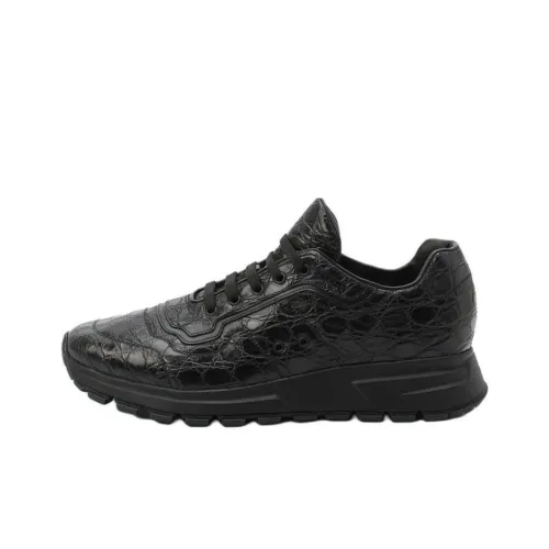 PRADA Low Top Casual Shoes Men's Black