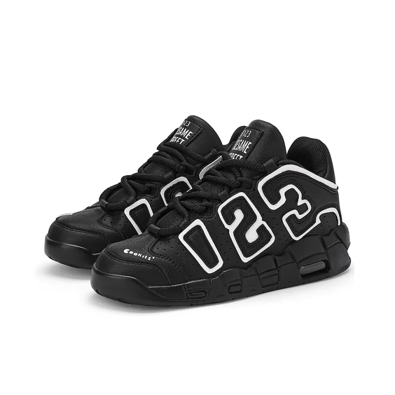 SESAME STREET Warm Cushioning Height Increasing Slip-Resistant Mid-Top Basketball Shoes Unisex The Gift Box Is Random-24