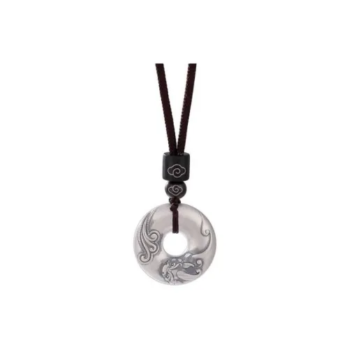 NSAOT 999 Fine Silver Foot Silver Pendants Unisex