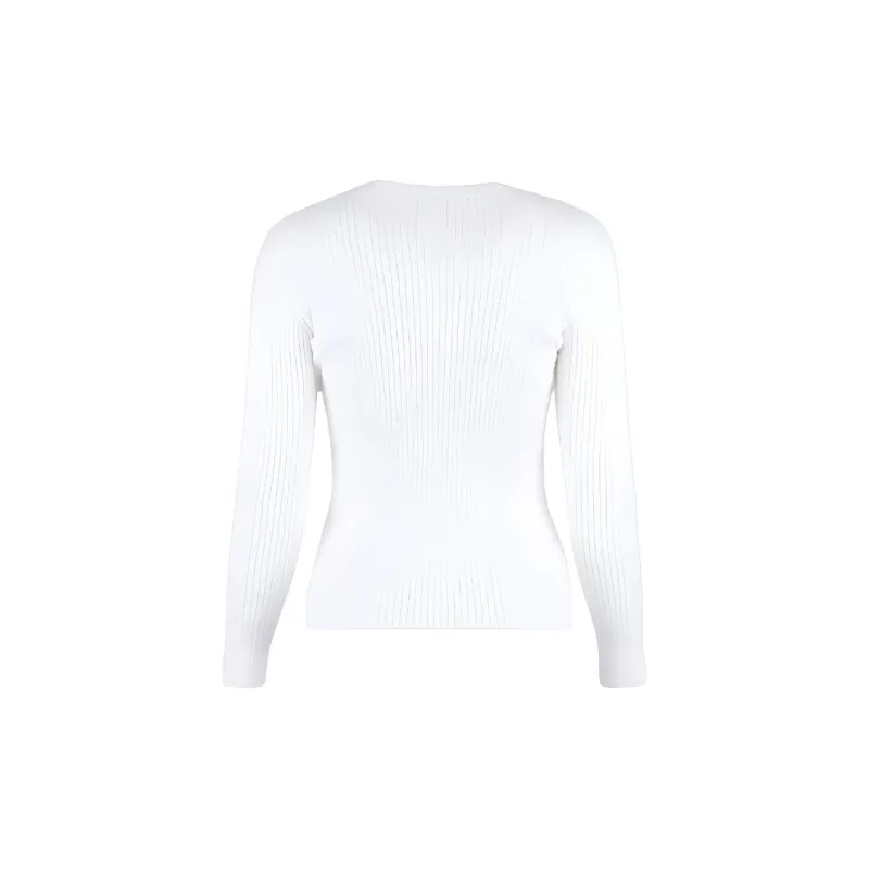 Balenciaga SS23 Sweater Regular Fit Women's White-1