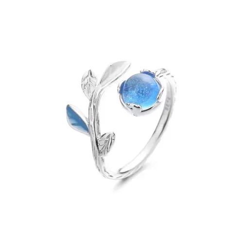 KING OF BLING 925 Sterling Silver, Colored Glaze, Enamel Rings Women's Year Of The Snake Good Luck