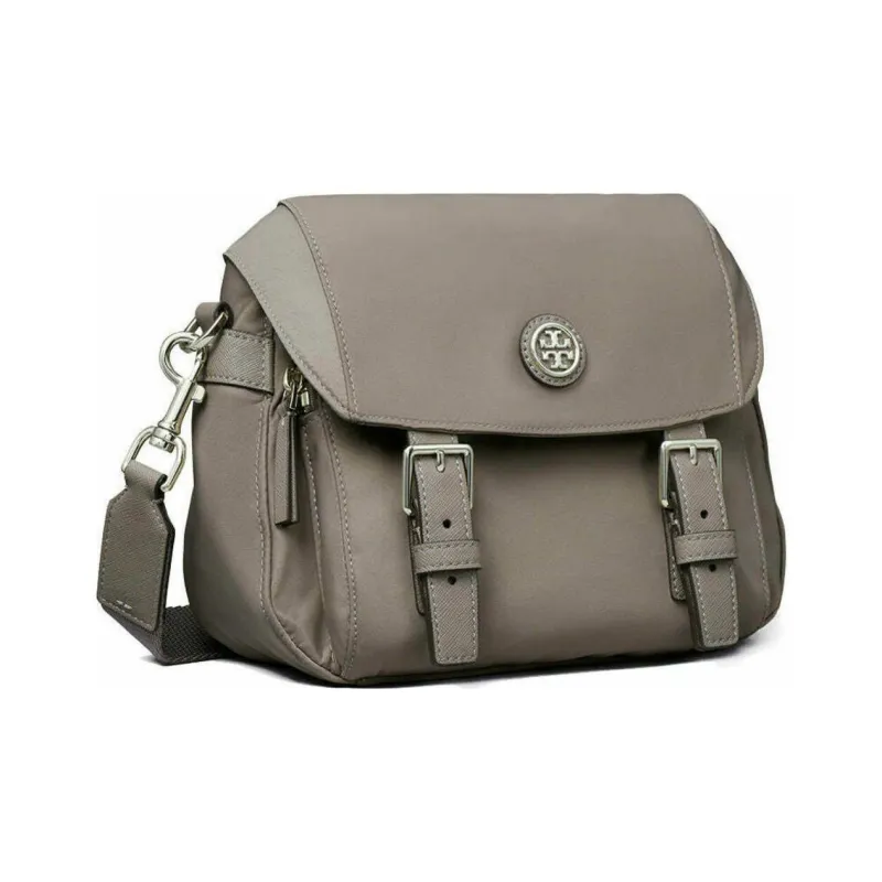 TORY BURCH Nylon Messenger Bag Shoulder Bag Crossbody Bag Women's Khaki-2