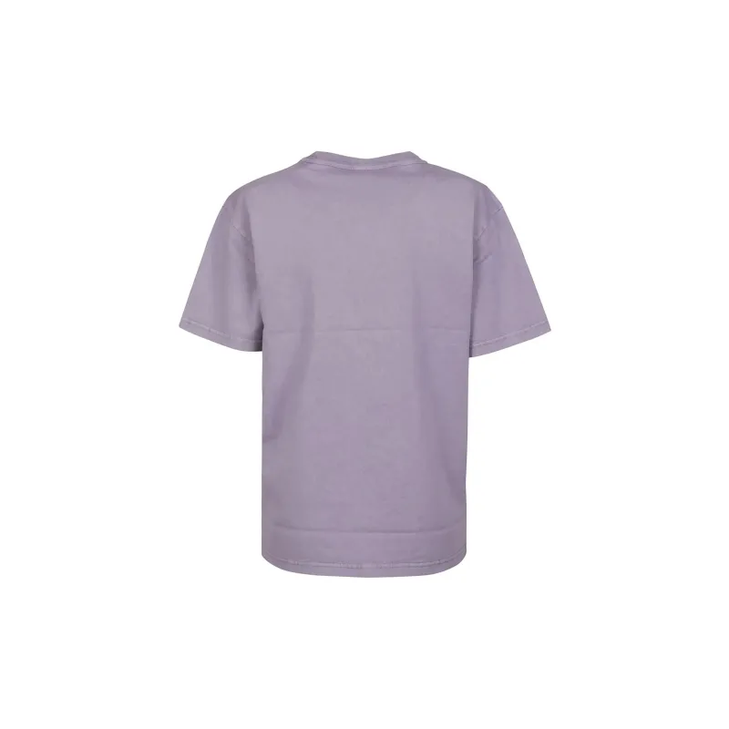 Alexander Wang Drop Shoulder Sleeve T Shirt Women's Purple-1