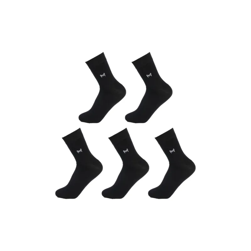 MIIOW Mid Calf Socks Unisex 5 Pack-0
