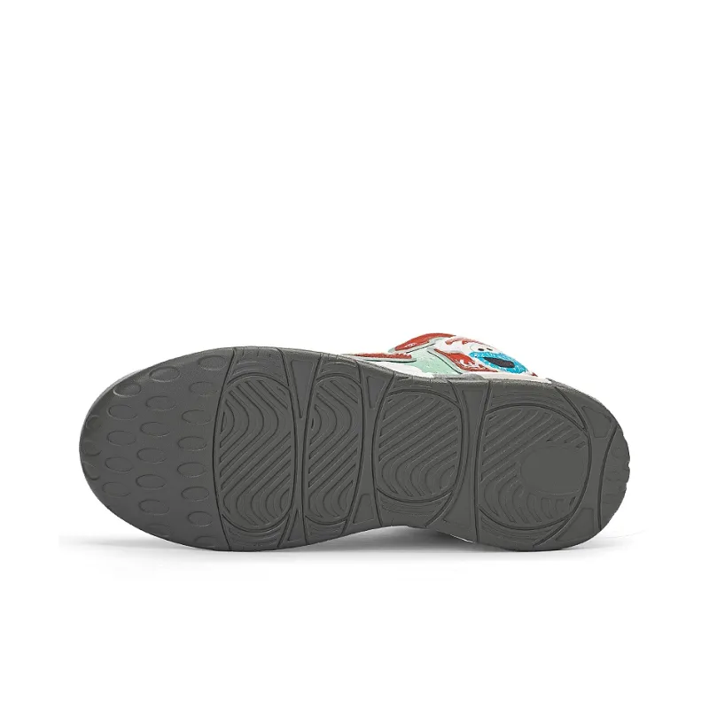 SESAME STREET Warm Cushioning Height Increasing Slip-Resistant Mid-Top Basketball Shoes Unisex The Gift Box Is Random-1