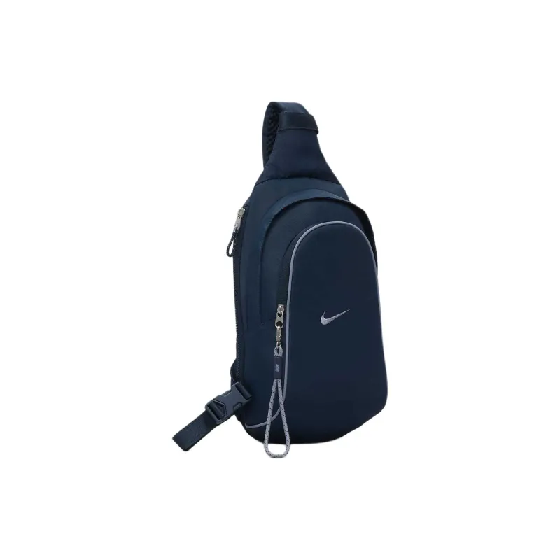 Nike Recycled Polyester One Shoulder Crossbody Sling Bags Regular Unisex Marine Blue-0