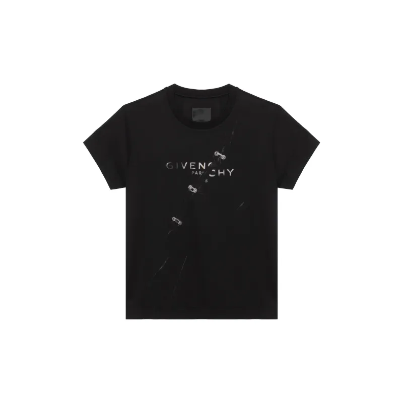 Givenchy Logo Print T shirt-4