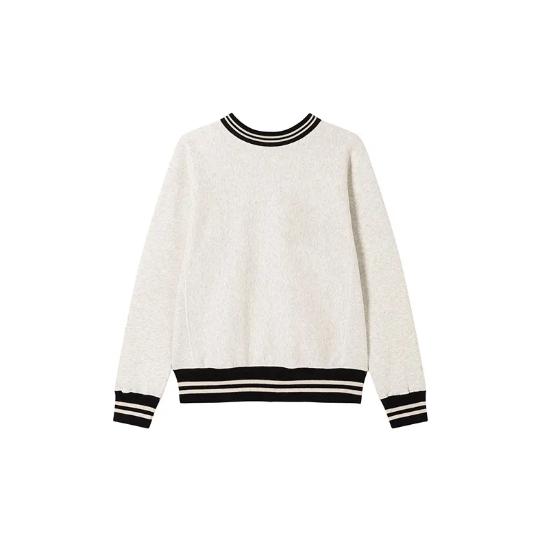 Champion FW24 REVERSE WEAVE Sweatshirt Unisex Oatmeal White-1