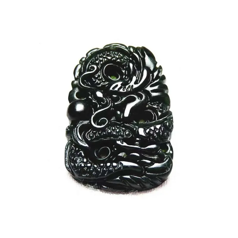 Grace Hetian Jade Necklaces Green Jade Unisex-3