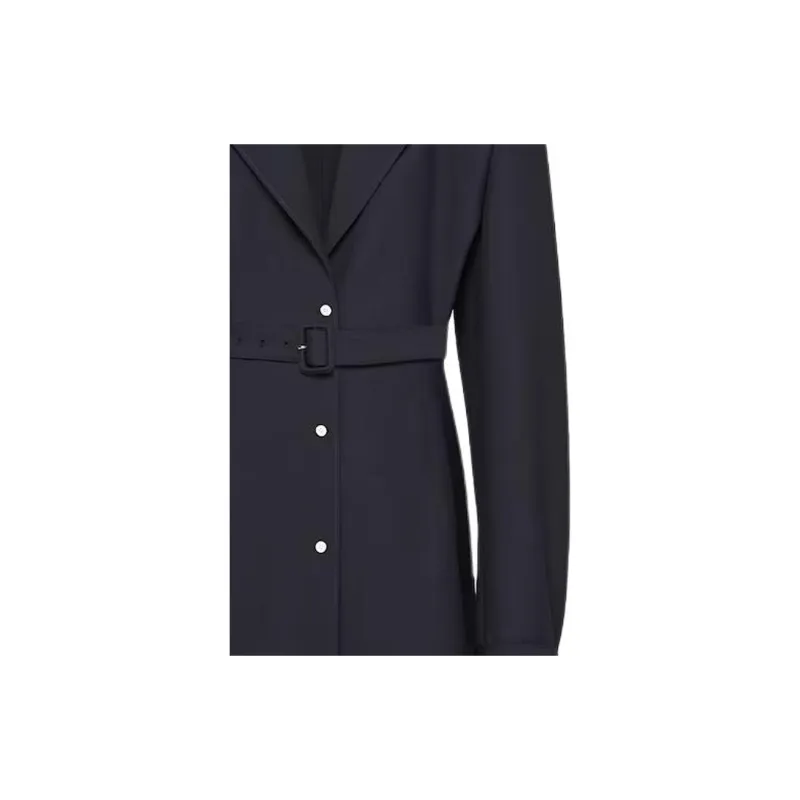 PRADA Jackets Coats Women's Marine Blue-4